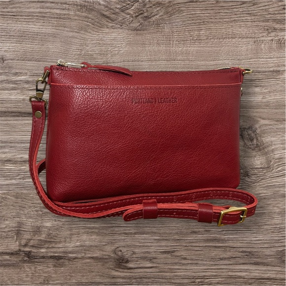 💃🆕 Portland Leather Goods Flamenco Poppy Purse - Picture 2 of 6